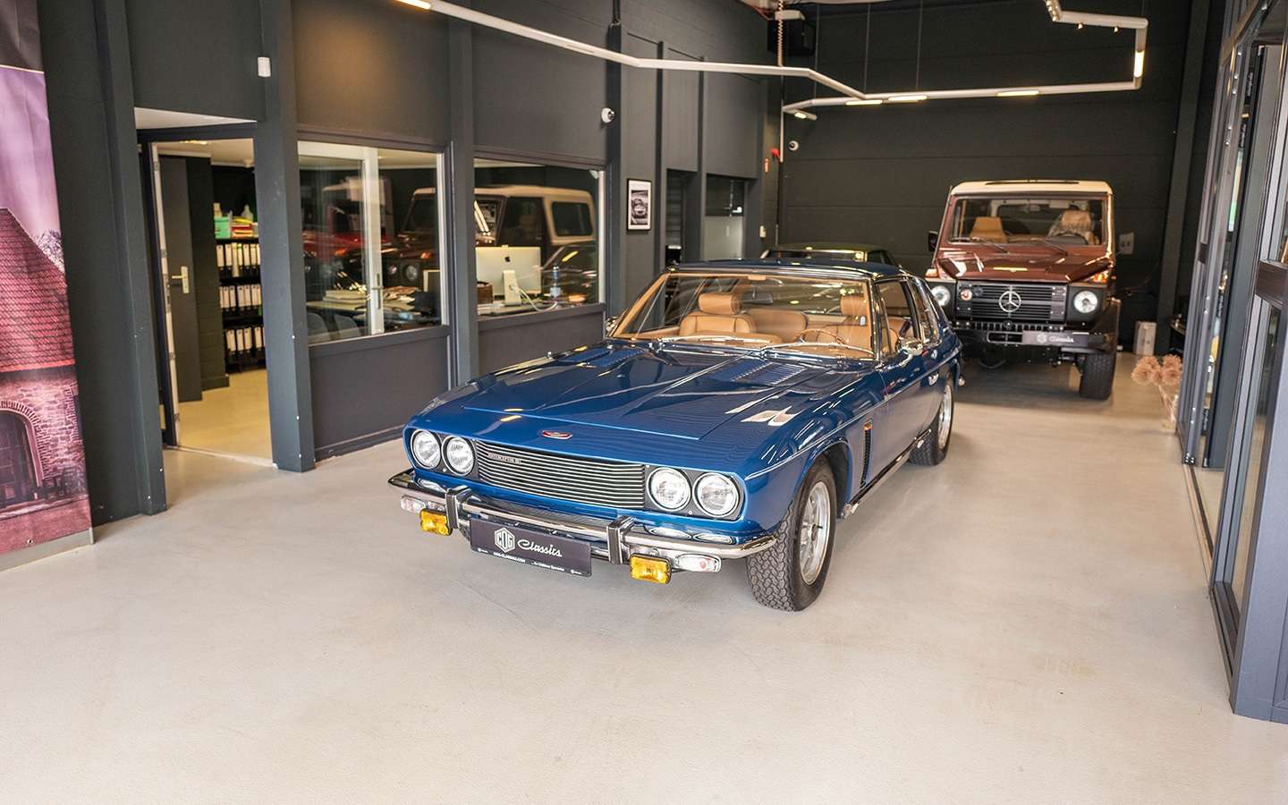 Jensen Interceptor Coupe in Blue antique / classic in Düsseldorf for € 78,850.-