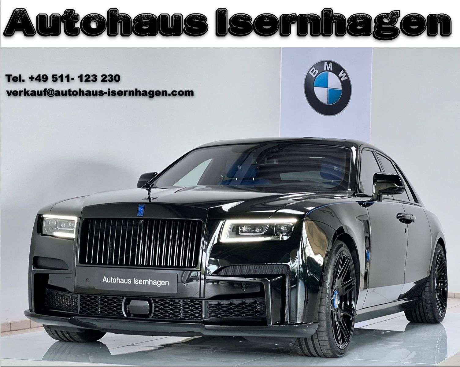 Rolls-Royce Ghost Sedan in Black used in Isernhagen for € 549,000.-