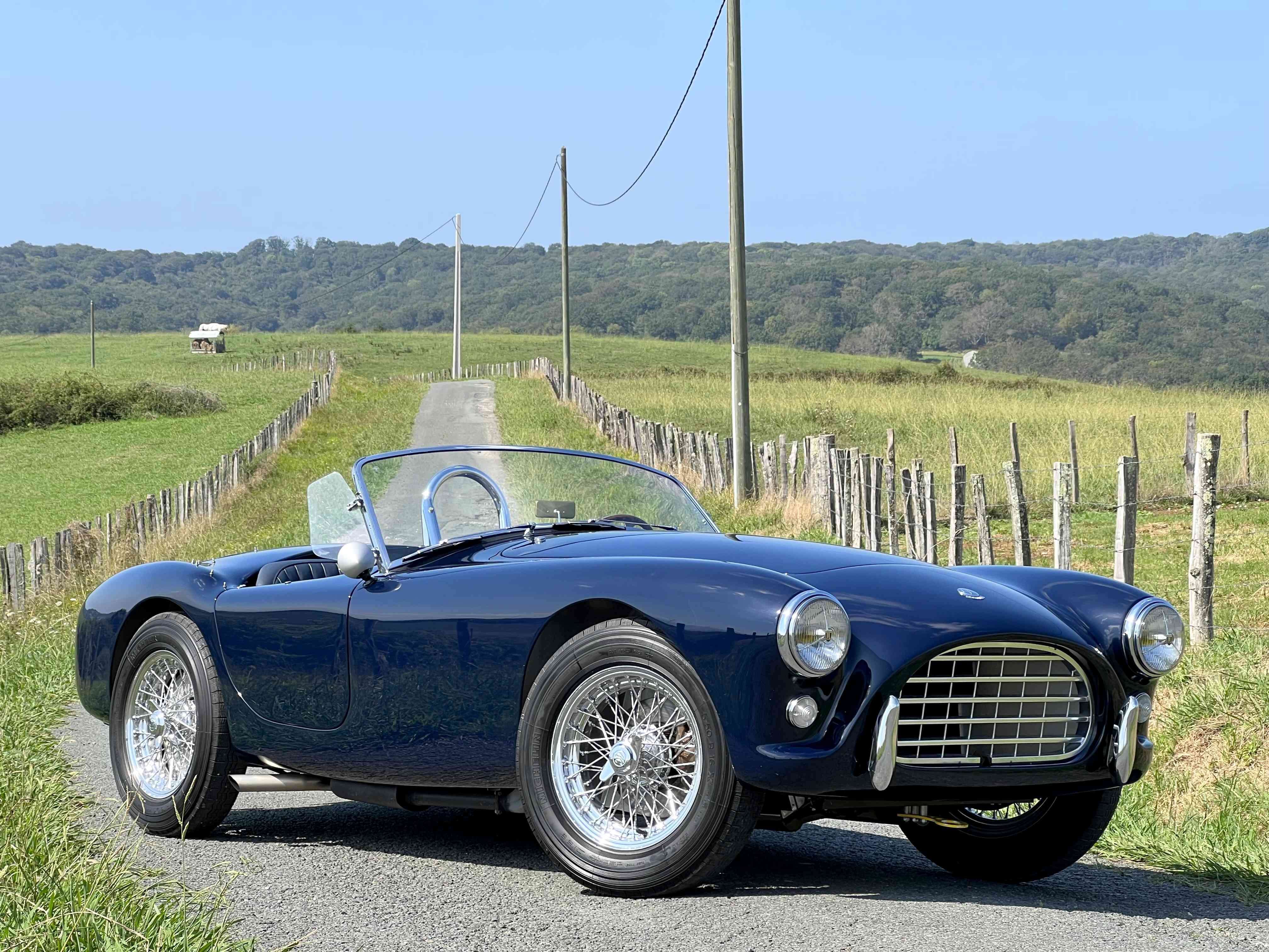 AC Ace Convertible in Blue used in Biarritz for € 395,000.-