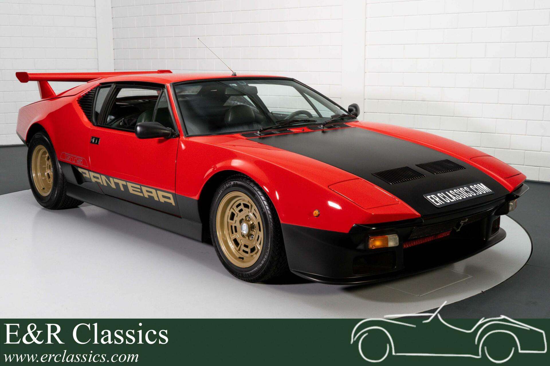 De Tomaso Pantera Coupe in Red antique / classic in WAALWIJK for € 139,950.-