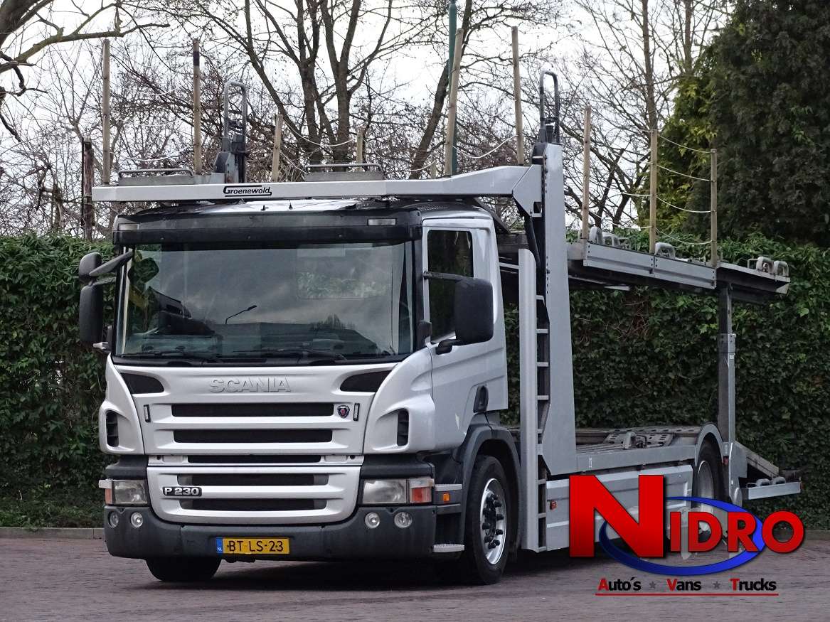 Trucks-Lkw Scania Transporter in Grey used in LIENDEN for € 32,450.-
