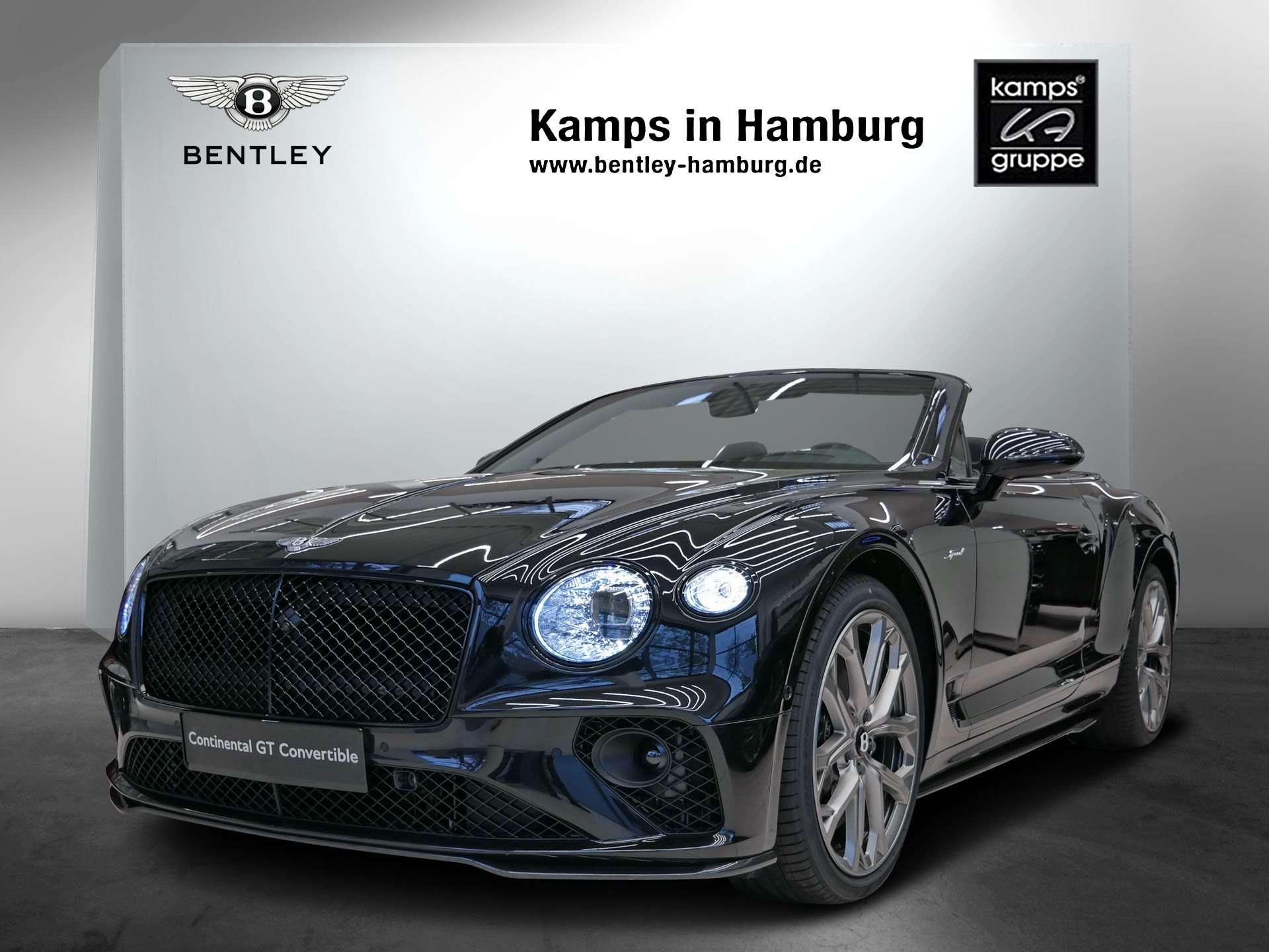 Bentley Continental Convertible in Black new in Hamburg for € 375,990.-