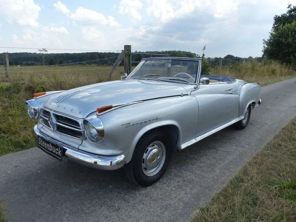 Borgward Isabella Convertible in Silver antique / classic in Gödenstorf - Lübberstedt for € 88,000.-