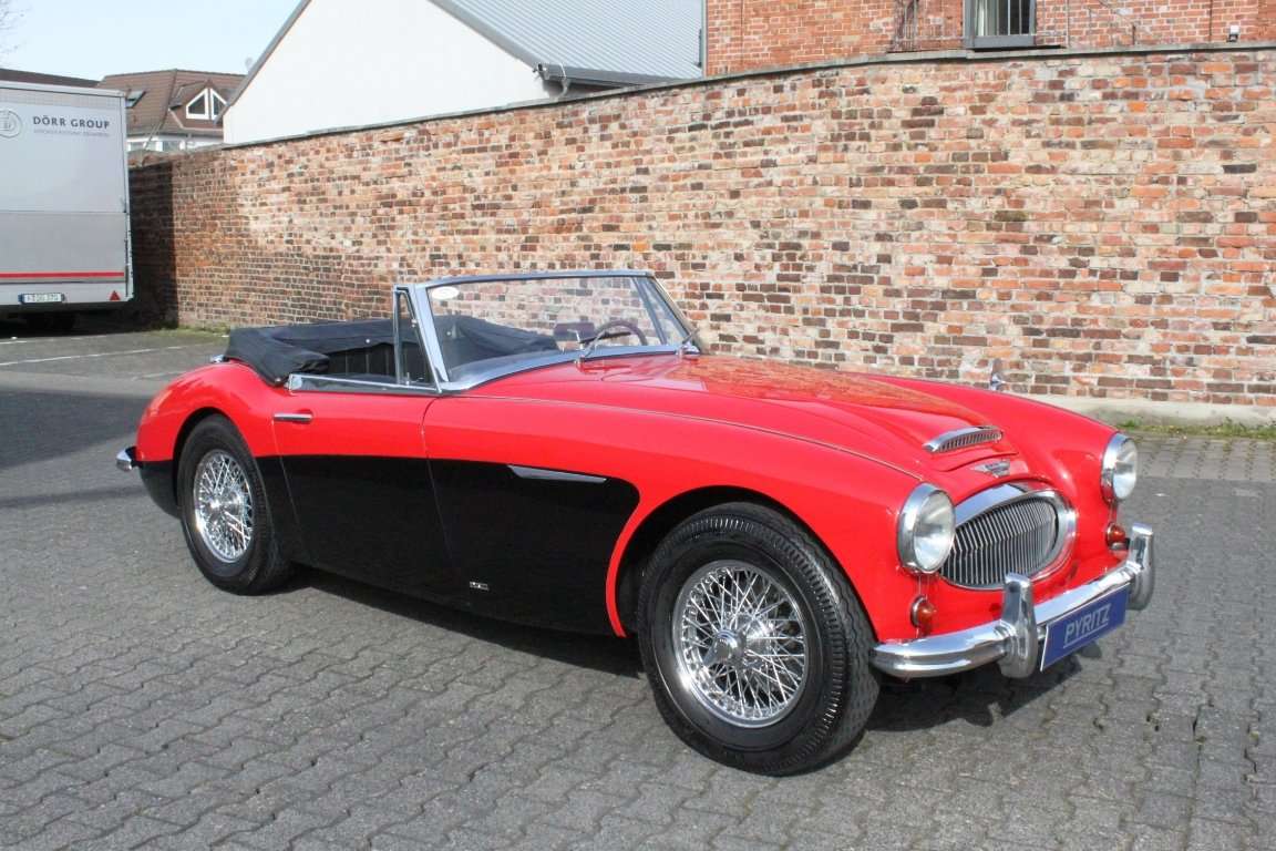 Austin-Healey 3000 Convertible in Red antique / classic in Frankfurt for € 71,500.-