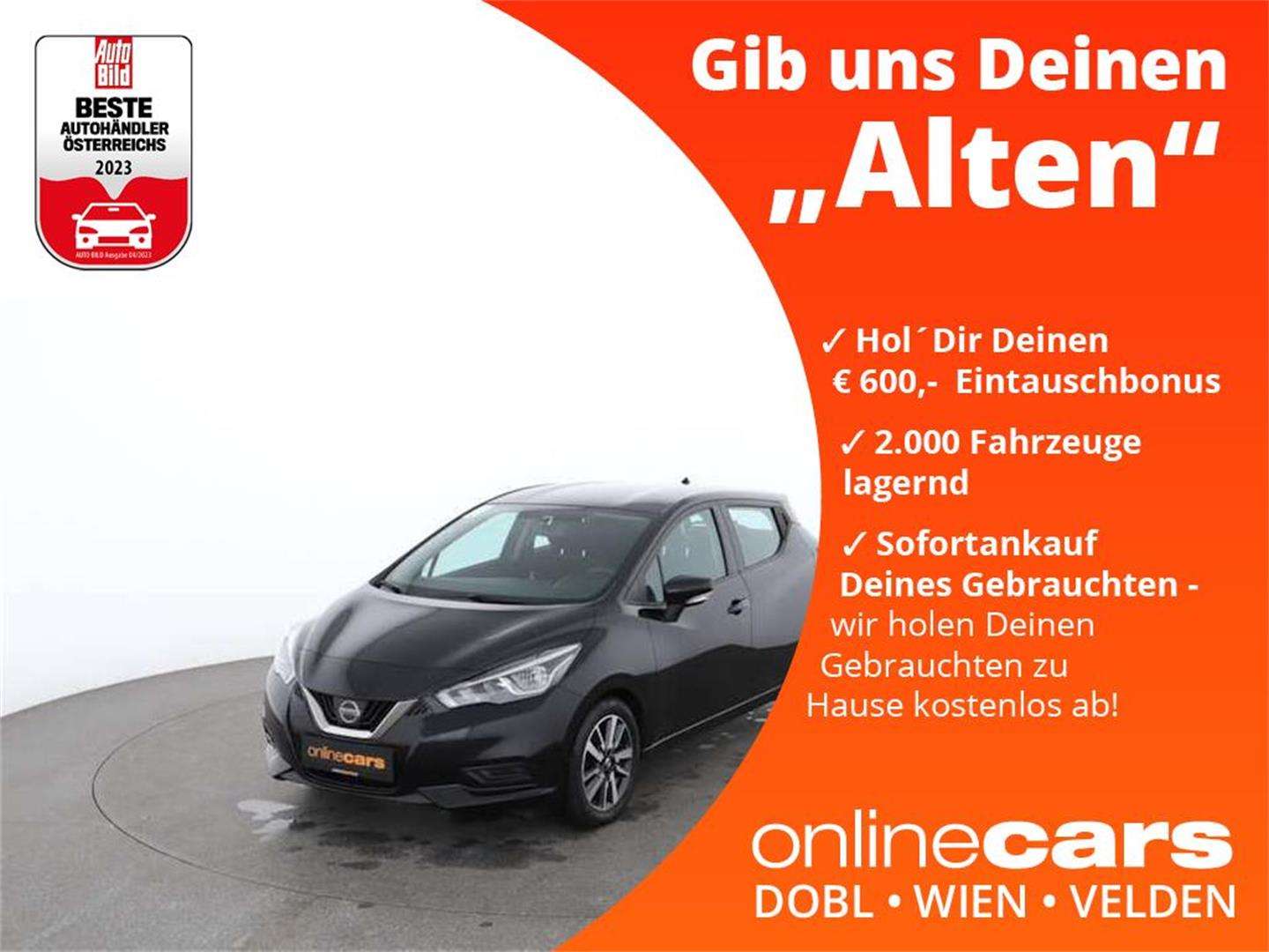 Nissan Micra Sedan in Black used in Dobl bei Lieboch for € 11,170.-
