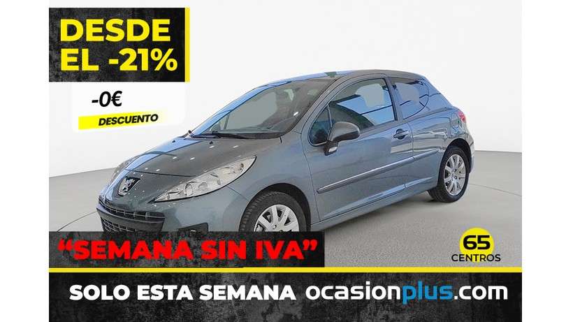 Peugeot 207 Compact in Grey used in MADRID for € 8,500.-