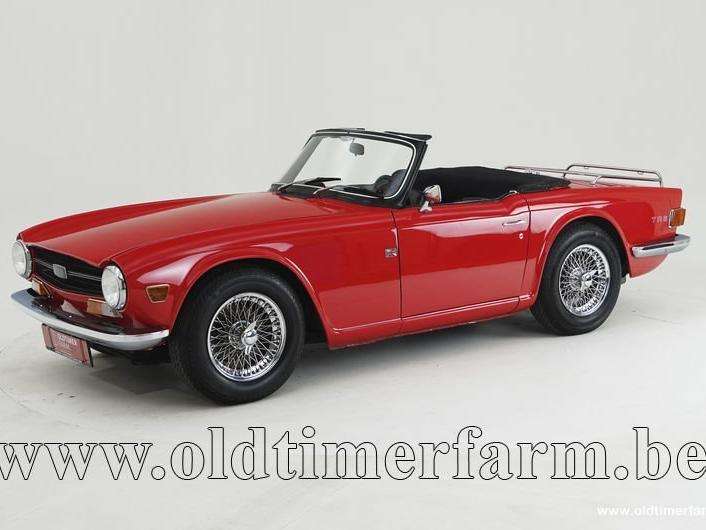 Triumph TR6 Convertible in Red used in Aalter for € 29,950.-