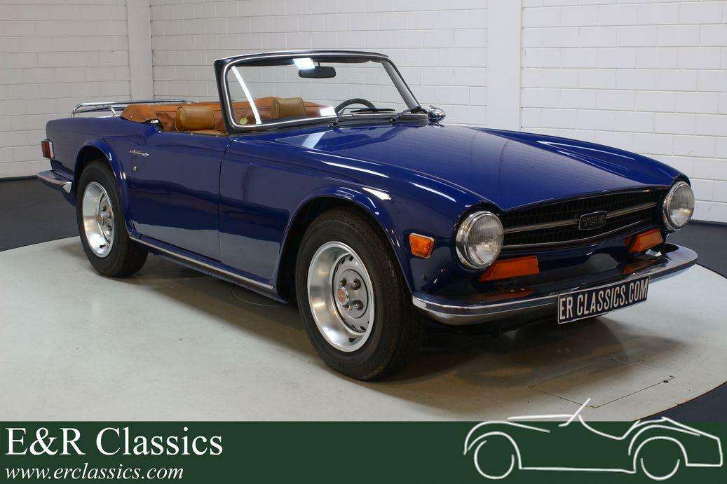 Triumph TR6 Convertible in Blue antique / classic in WAALWIJK for € 34,950.-