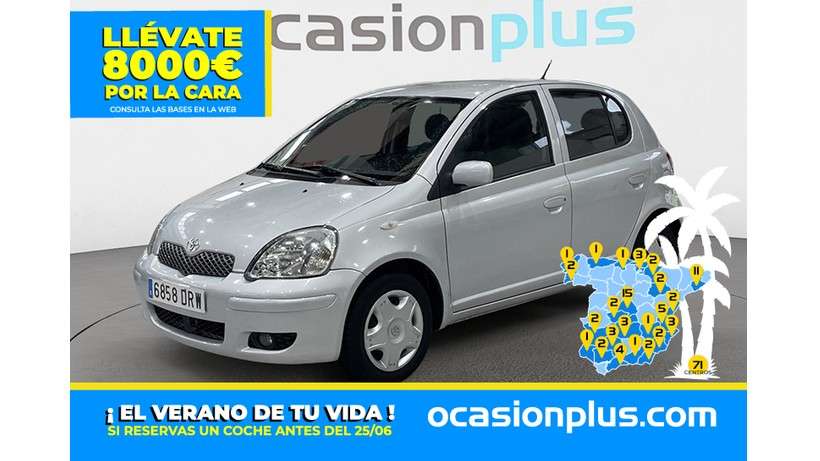 Toyota Yaris Compact in Silver used in Alicante for € 4,800.-