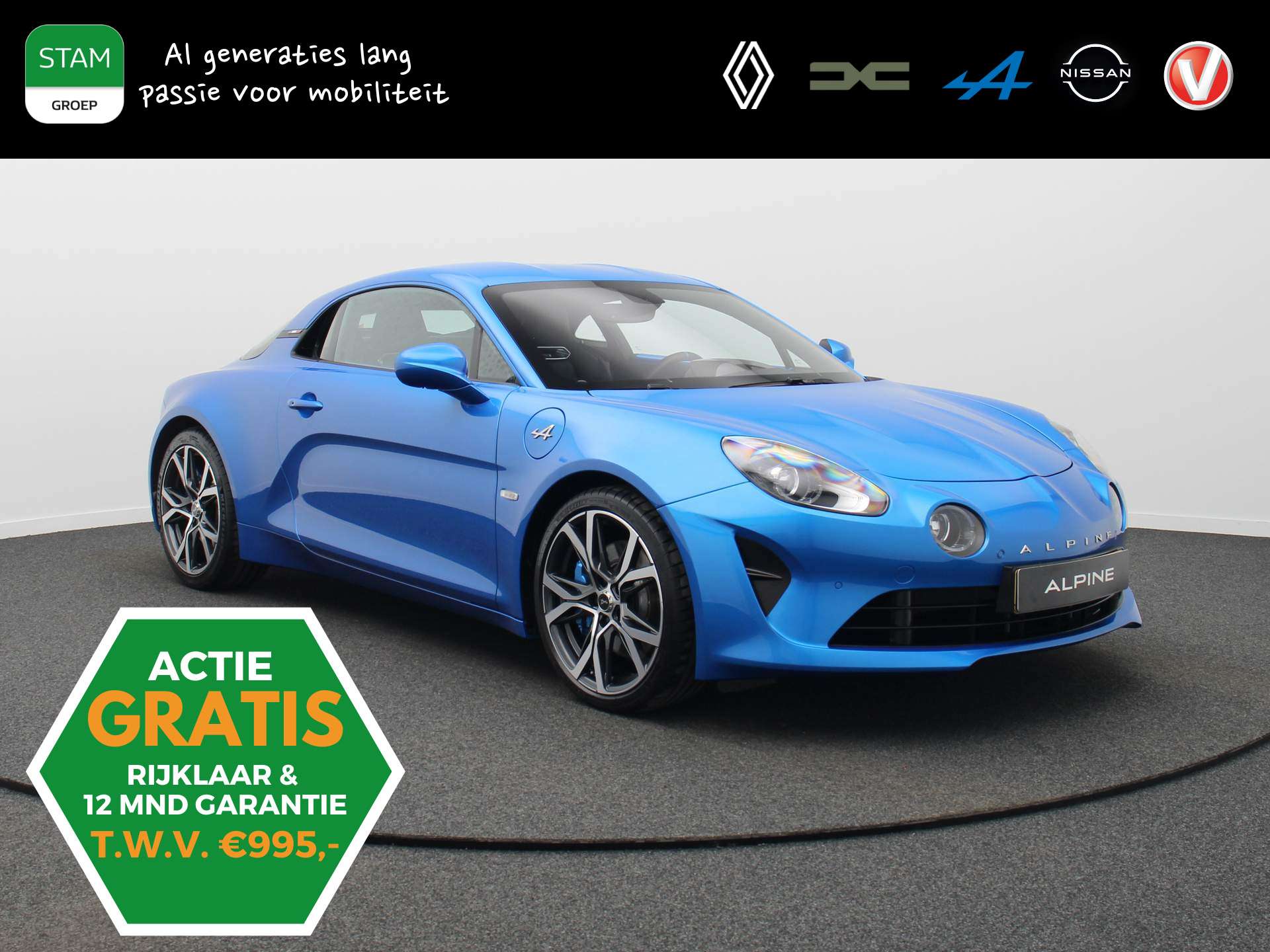 Alpine A110 Coupe in Blue used in SOEST for € 69,990.-
