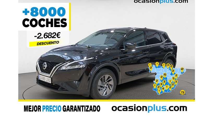 Nissan Qashqai Off-Road/Pick-up in Black pre-registered in TORREJÓN DE ARDOZ for € 26,818.-