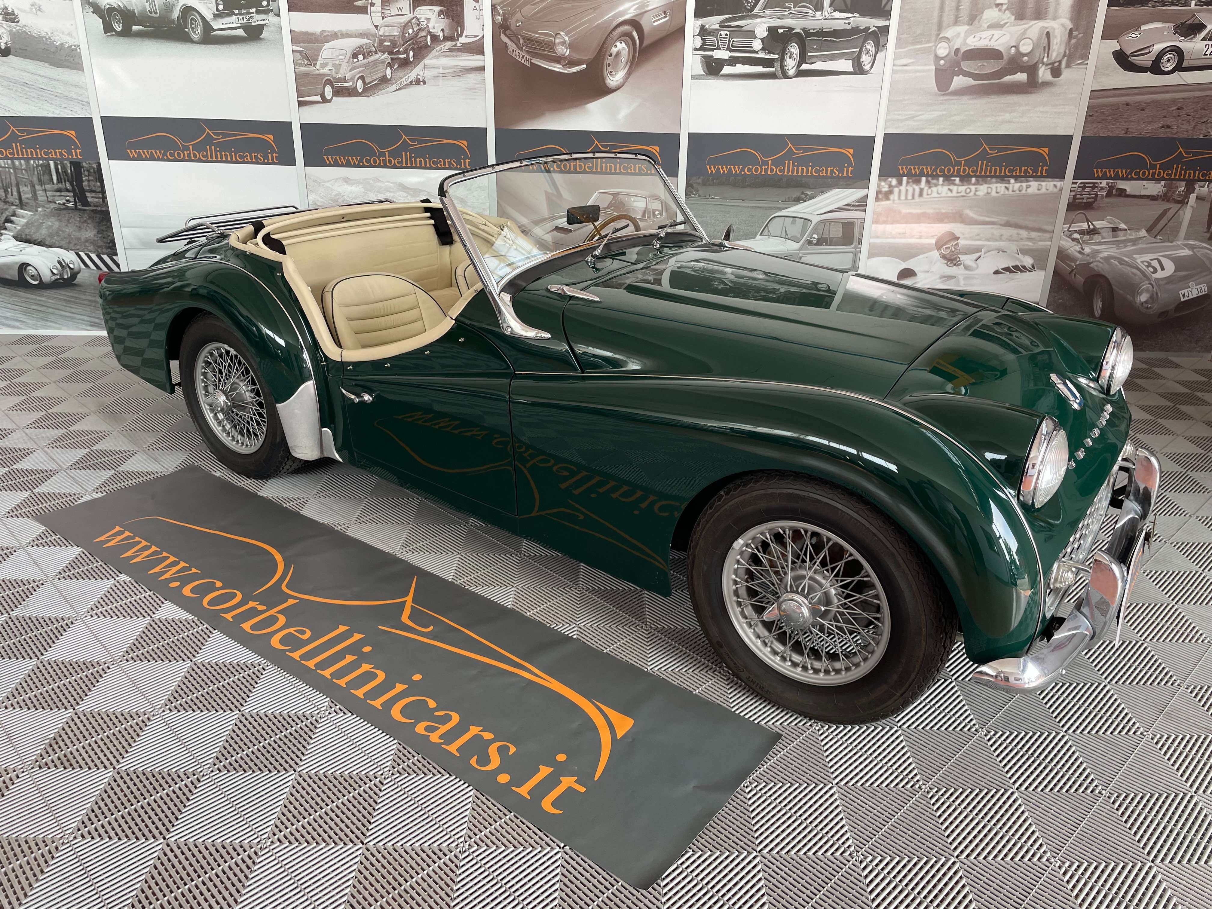 Triumph TR3 Convertible in Green antique / classic in Rivergaro - Piacenza - Pc for € 47,900.-