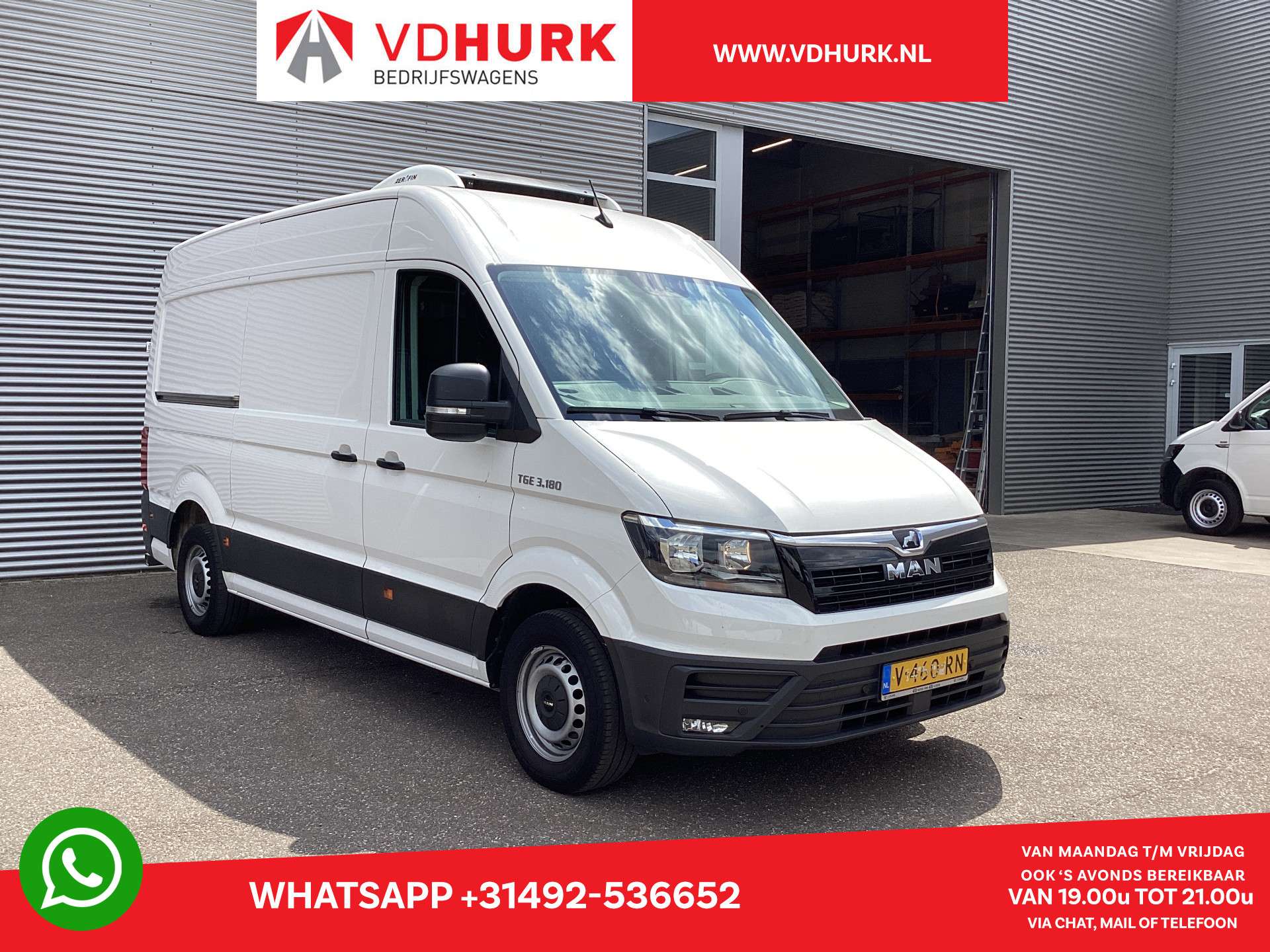 MAN TGE Transporter in White used in HELMOND for € 33,207.-