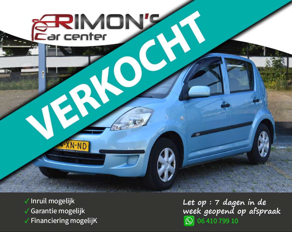 Daihatsu Sirion Compact in Blue used in BADHOEVENDORP for € 1.-