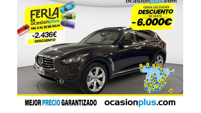 Infiniti QX70 Off-Road/Pick-up in Black used in Alicante for € 24,364.-