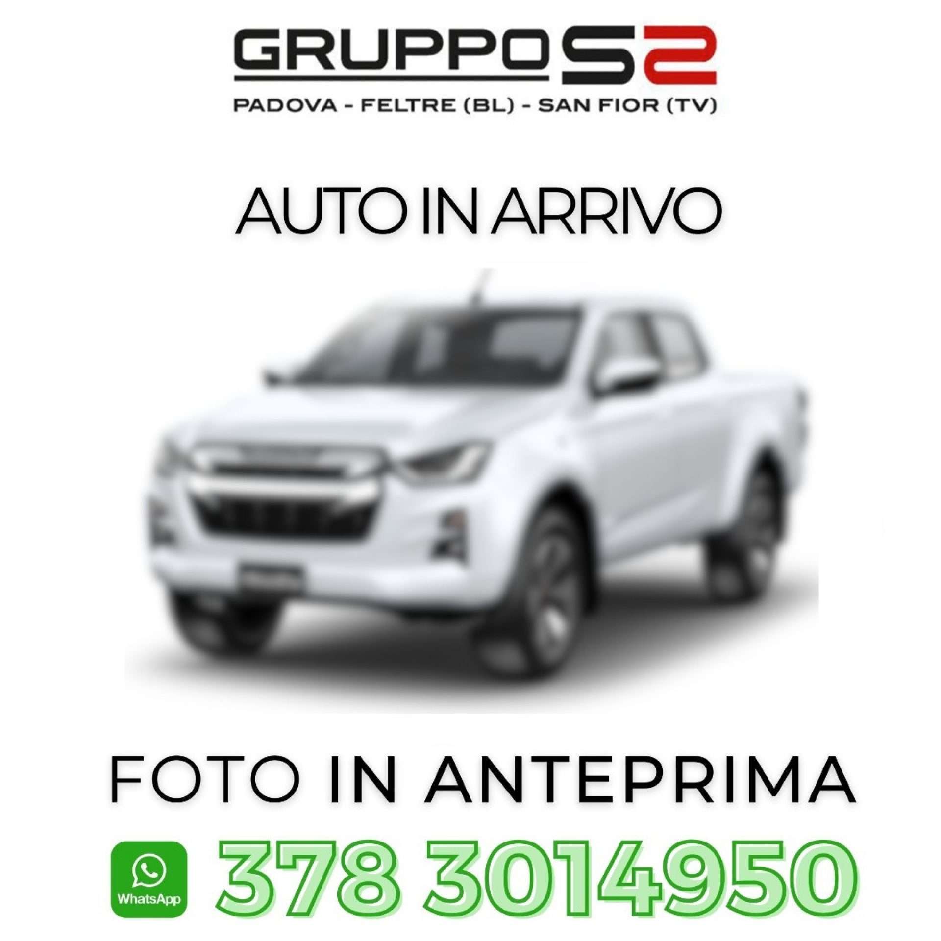 Isuzu D-Max Transporter in Silver used in Feltre - Bl for € 32,890.-