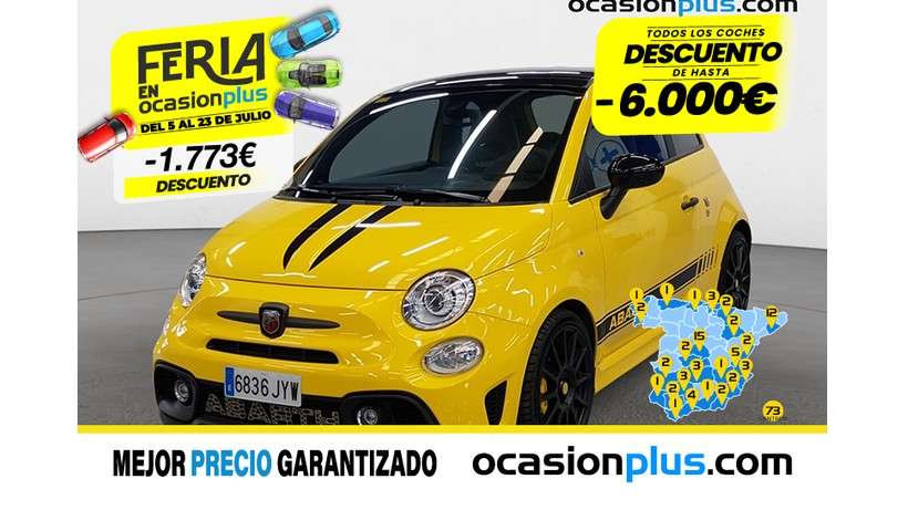 Abarth 595 Compact in Yellow used in MADRID for € 17,727.-