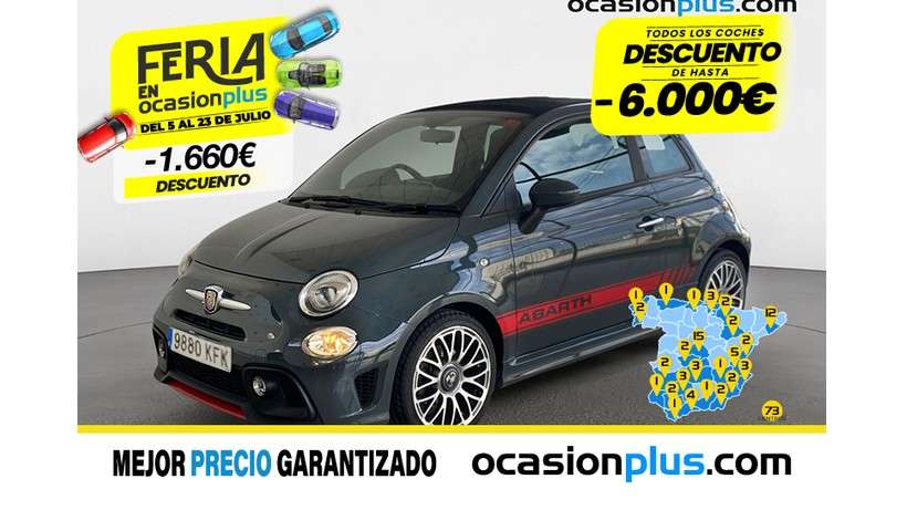 Abarth 595 Compact in Grey used in MADRID for € 16,590.-