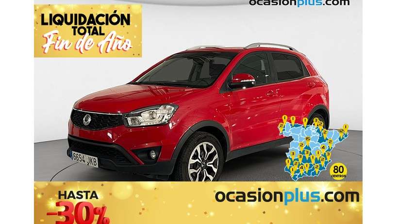 SsangYong Korando Off-Road/Pick-up in Red used in Albacete for € 13,200.-