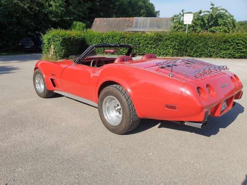 Corvette C3 Convertible in Red used in Karlsruhe for € 37,900.-