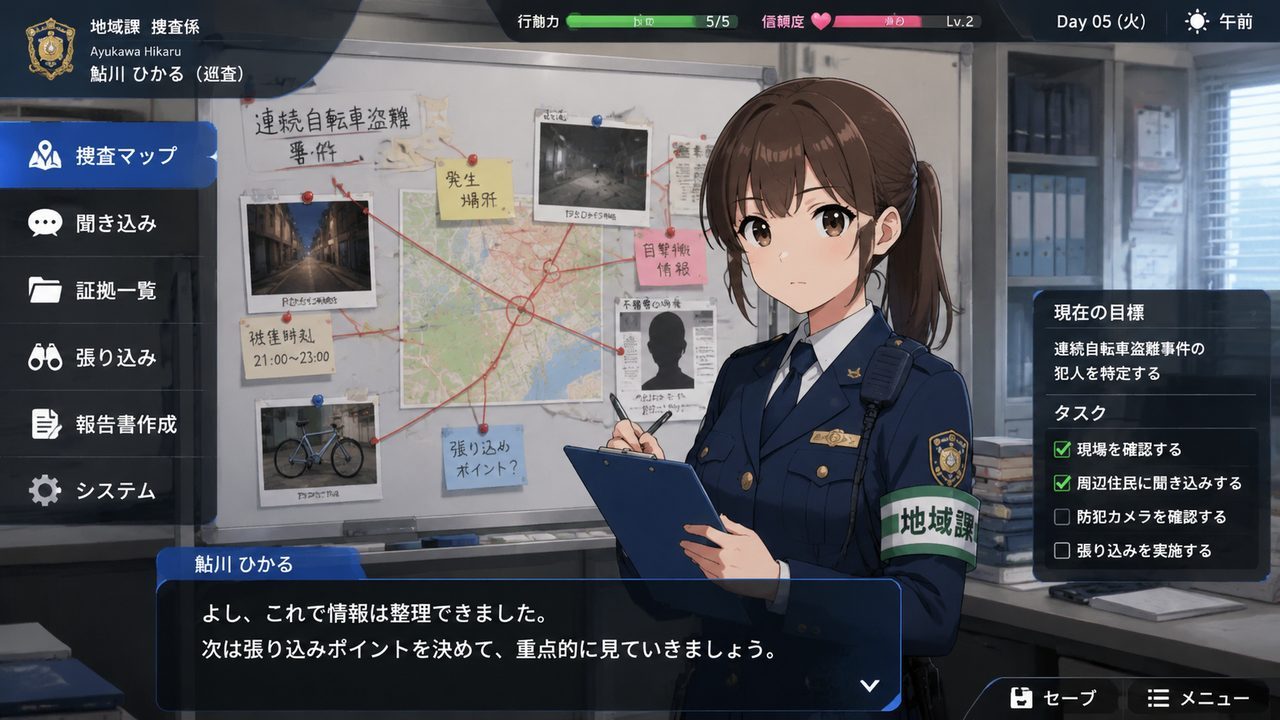 极道无赖EX 女警鮎川光 操作界面 预览图