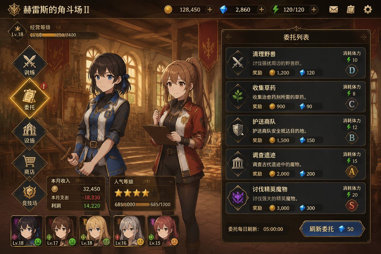 赫雷斯的角斗场Ⅱ 二代续作 页面配图 2