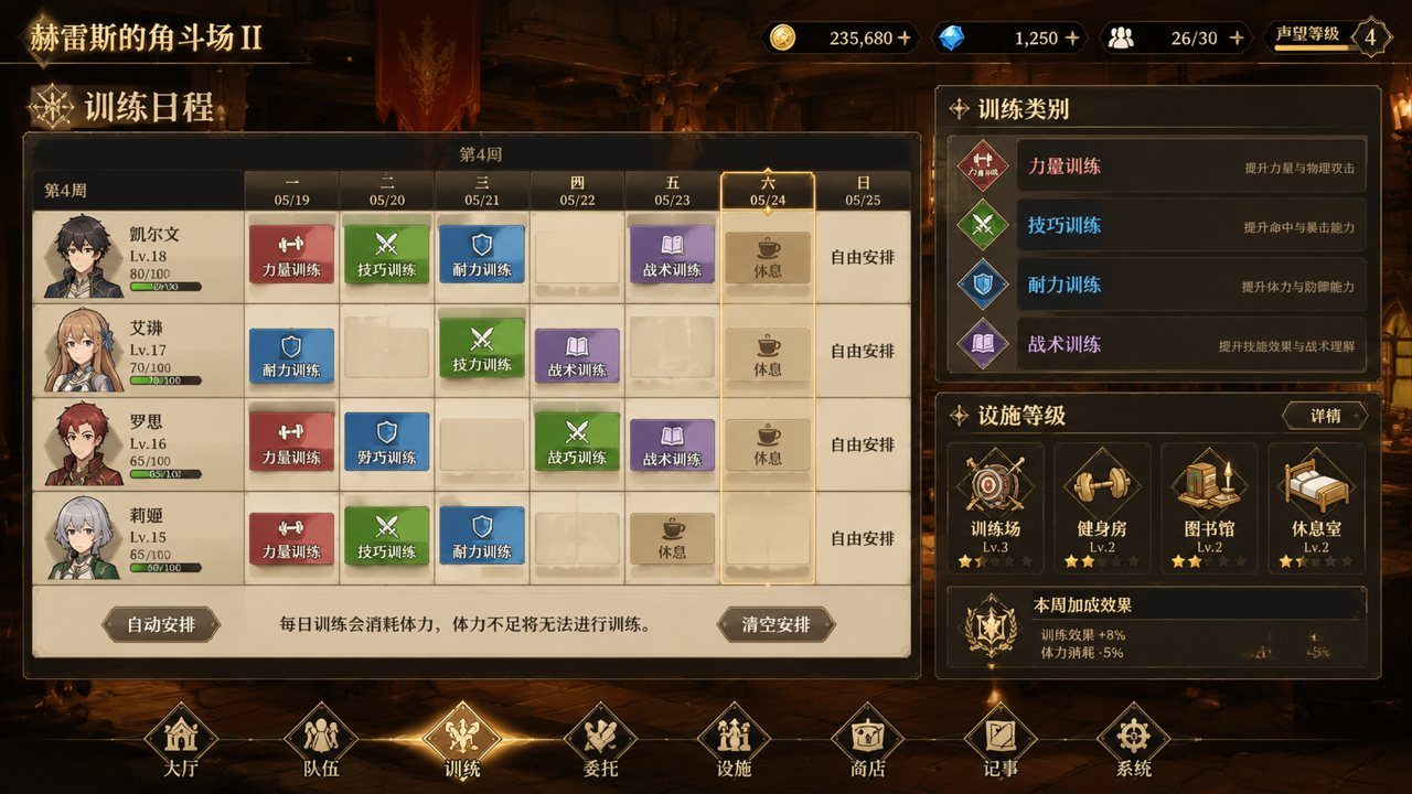 赫雷斯的角斗场Ⅱ 角色培养 预览图 1