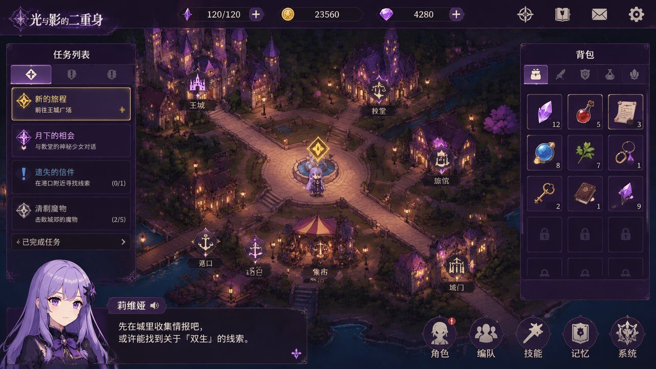 光与影的二重身 地图探索 专题图 1