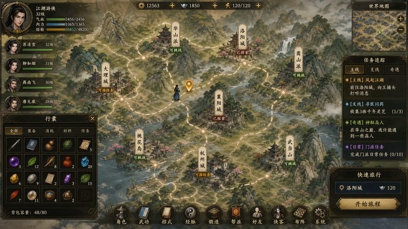 金庸群侠传5爱与死仙狐MOD六周年 天命线 展示图 3