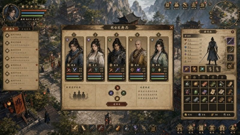 金庸群侠传5爱与死仙狐MOD六周年 探索场景 玩法截图 5